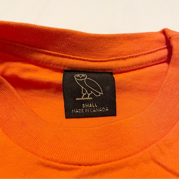 Ovo Orange Tshirt Men’s Size Small Owl Shirt - Picture 3 of 16